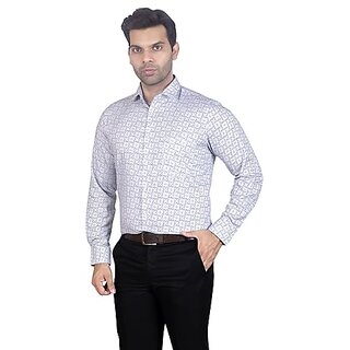 DUKUL Men'ss Printed Cotton Shirt Full Sleeve Regular Fit | Perfect for Formal & Casual Wear view 2