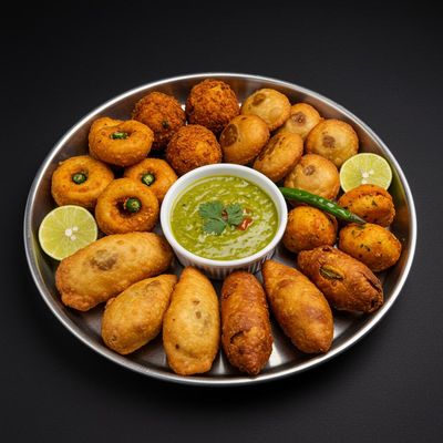 Veg Platter (4 Starters) (16Pc To 20Pc)
