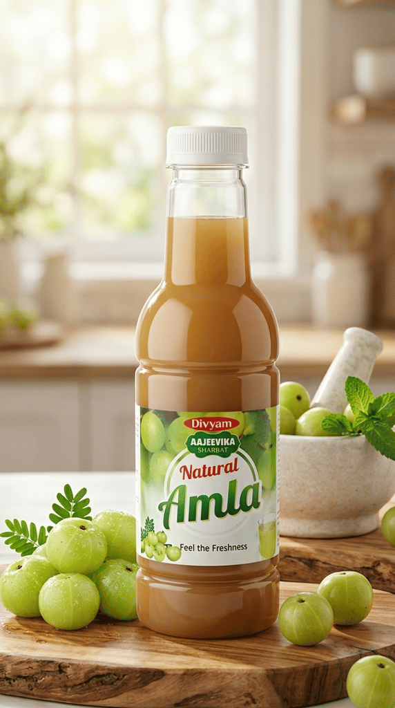 Divyam Ajeevika Natural Amla Sharbat