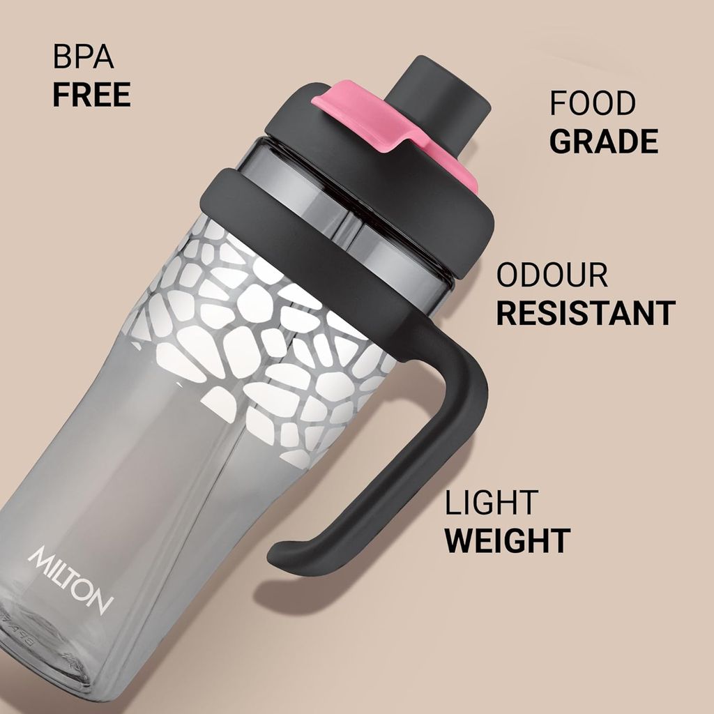 MILTON Champion 900, 2-in-1 Sip or Gulp Lid Plastic Tumbler 886 ml | Leak-Proof, BPA-Free view 2