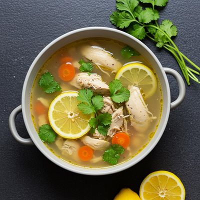 Chicken Lemon Coriander Soup