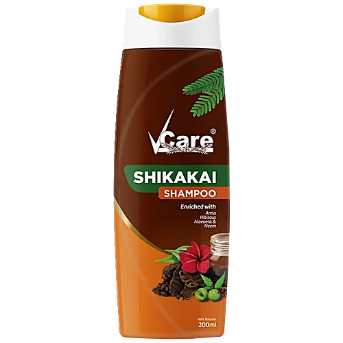 Vcare Shikakai Shampoo With Amla, Aloe Vera & Neem, 200 ml