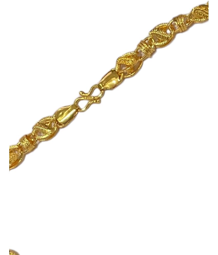 Charms Gold Plated Chain ( Set of 1 ) view 2