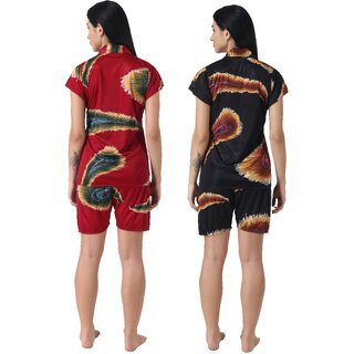 Kismat Fashion Stylish Top & Short Set Pack Of Two view 2
