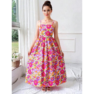 Elara Rayon Casual Summer Maxi Dress For Women view 2