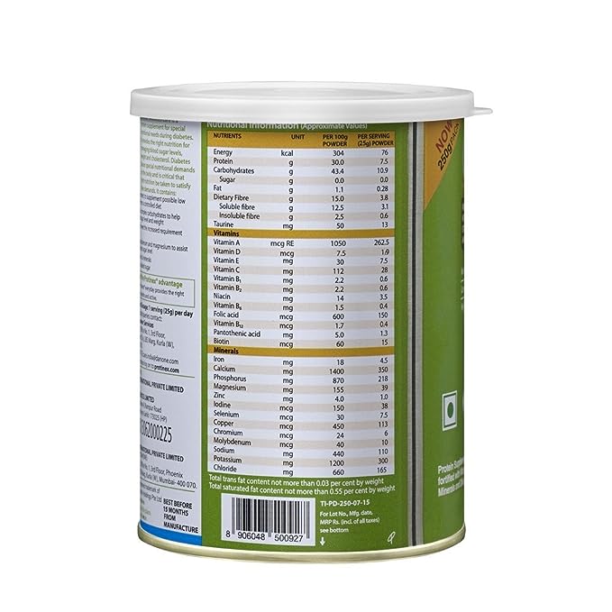 Protinex Diabetes Vanilla 250 Gms view 2