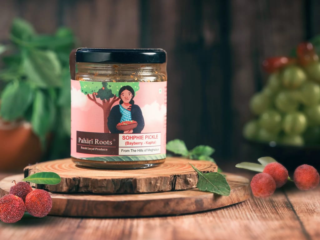 Pahari Roots Sohphie pickle (Bayberry-Kaphal)