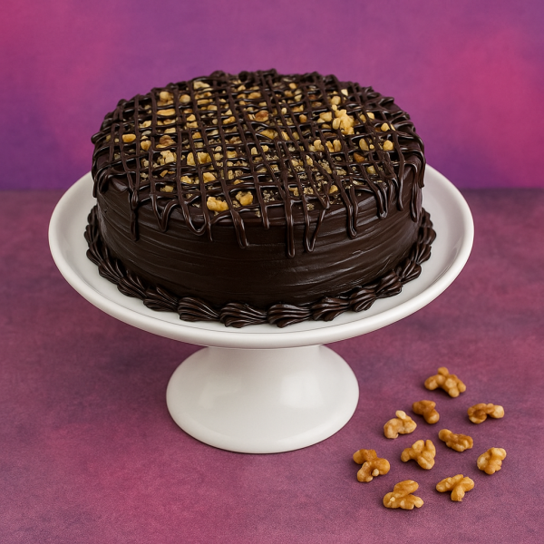 Eggless Brownie Cake