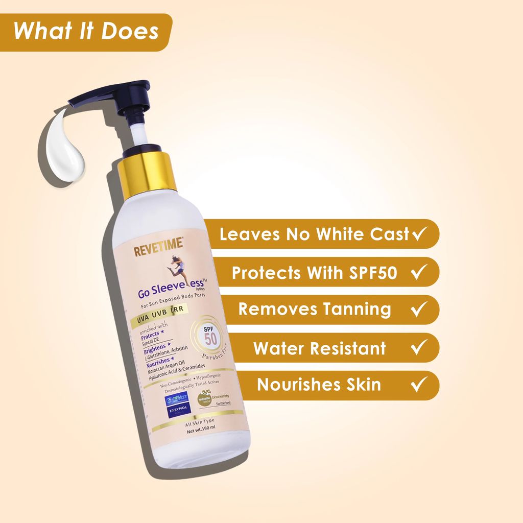 Go Sleeveless Lotion spf 50 Sunscreen view 2