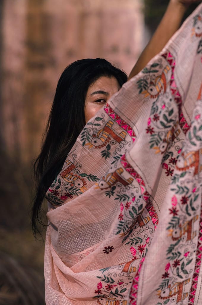 Kaisori Kota saree - Bagh AvanI Kantha Kota saree view 2