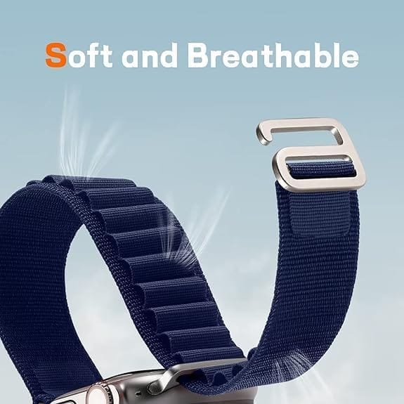 justly Smart Watch Strap Nylon G-Hook Alpine Loop Watch Straps Compatible For Watch Band Replacement Bands (42MM 44MM 45MM / 49MM Strap view 2