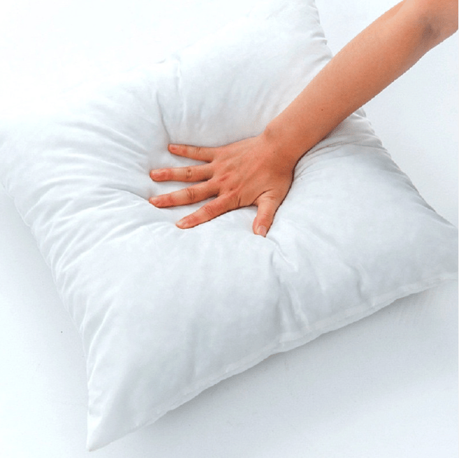 EASTTARDOMM Polyester Fibre Solid Cushion Pack of 3 | White | Size – 16 x 16 Inches |