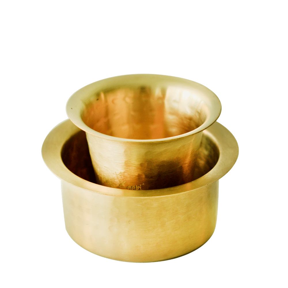 Hammered Brass Dabra, 120 ml | Elegant Coffee Product view 2