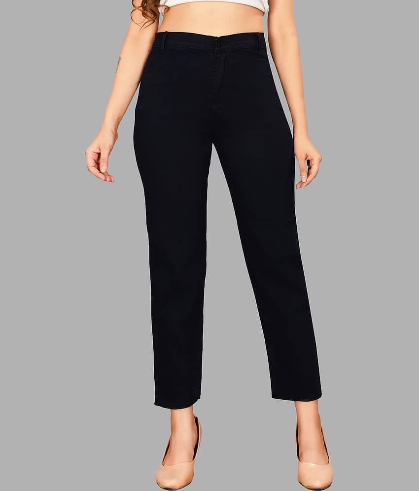 EVYAVAN ENTERPRISE - Black Denim Regular Fit Women's Jeans ( Pack of 1 )