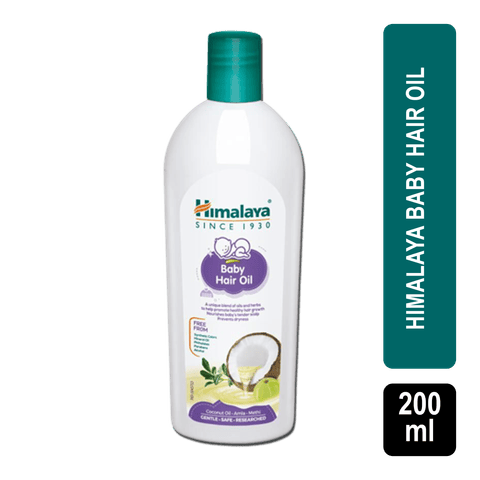 Himalaya Baby Hair Oil, 200 ml Bottle view 2