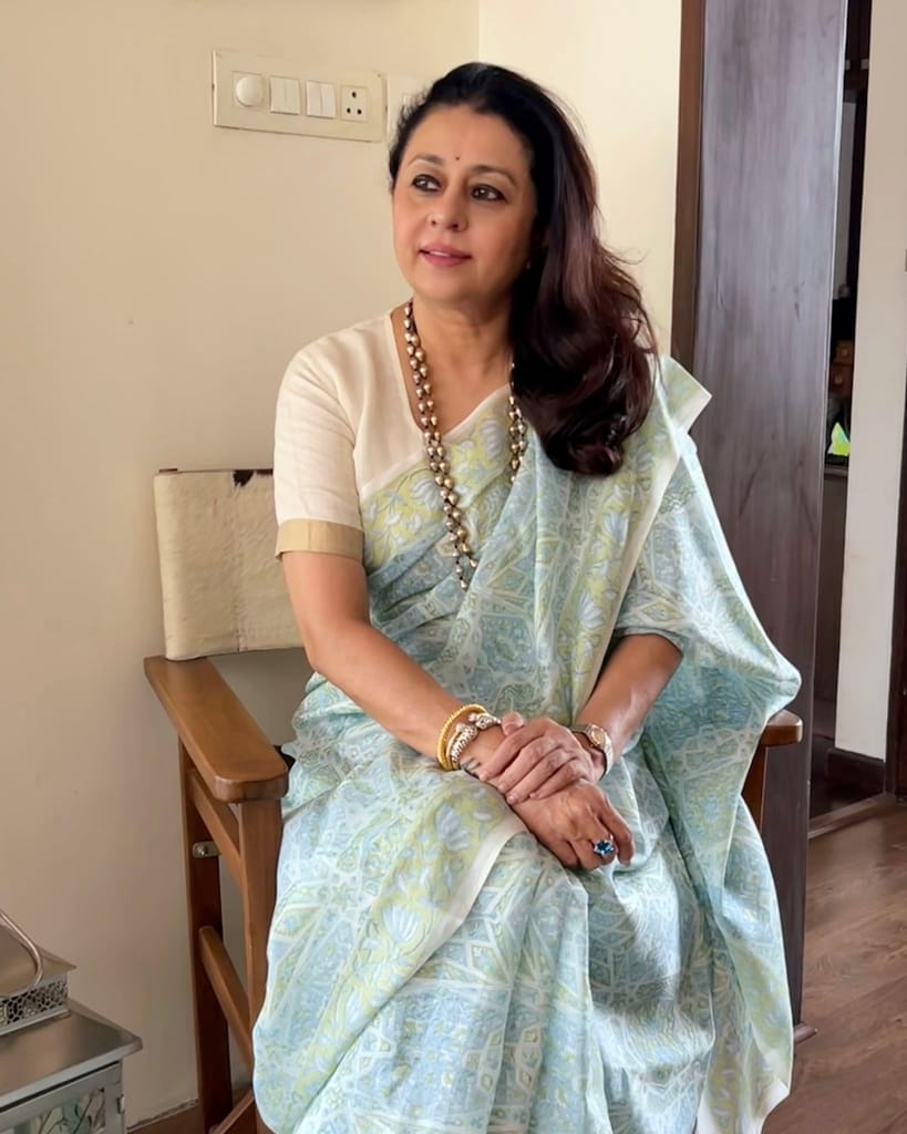 Printed Delight Silk Saree by Aagaaz Jaipur view 2