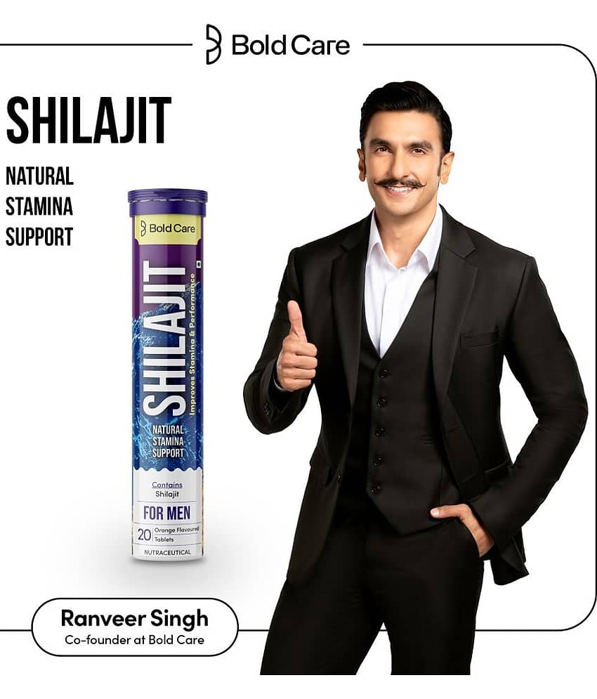 Bold Care Shilajit Effervescent Tablets for Stamina Support - 20 Effervescent Tablets, Pack of 1 view 2