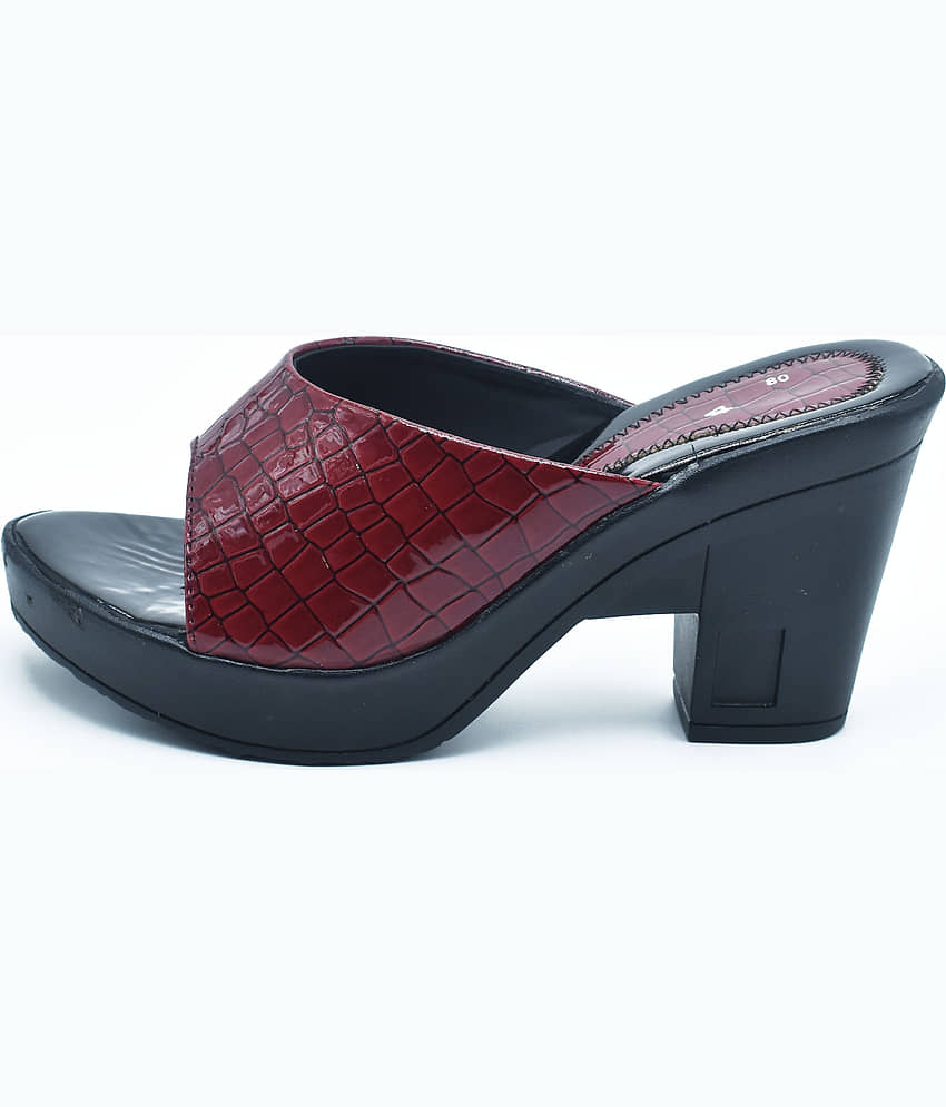 Dream Makers - Red Women's Slip On Heels view 2