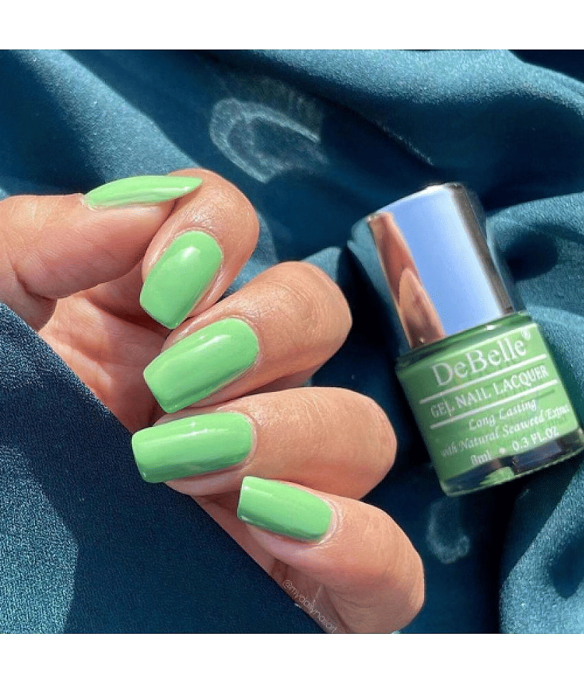 DeBelle Mystique Green Glossy Nail Polish 8 ( Pack of 1 ) view 2