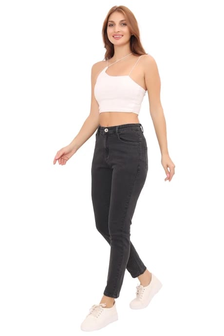 High Waist Skinny Jeans view 2