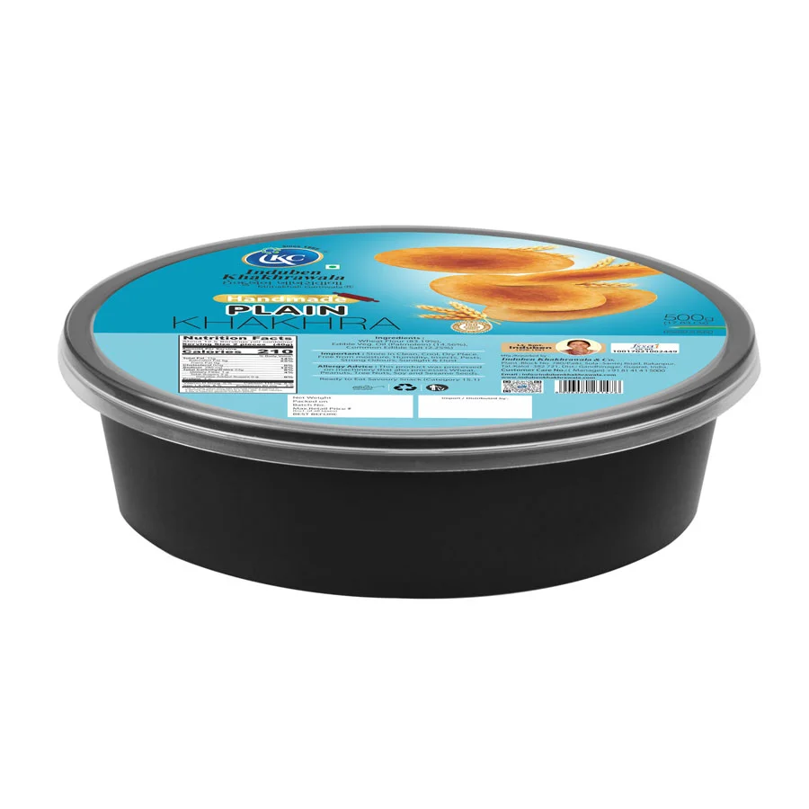 Handmade Plain Khakhra | 500g view 2