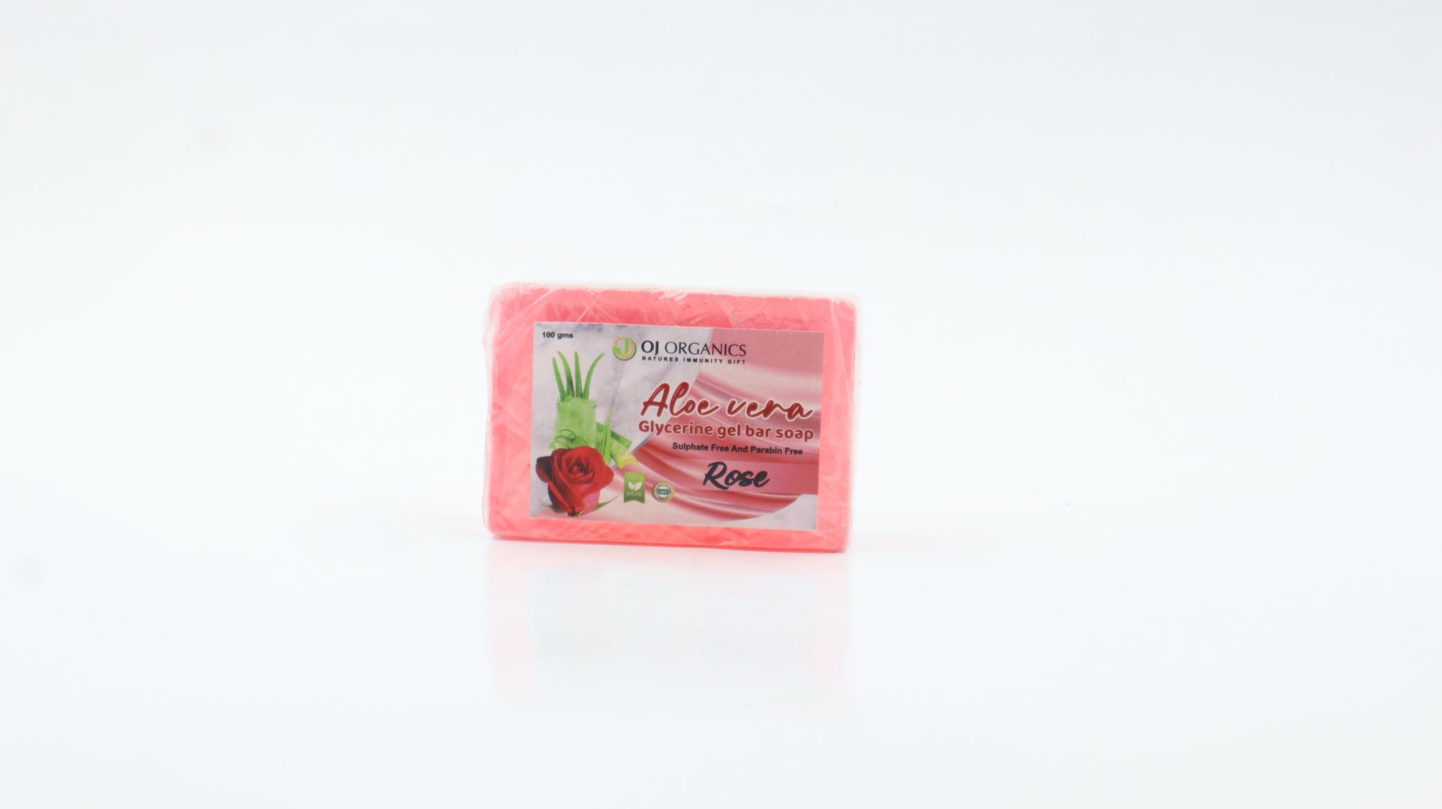 Rose Aloevera Soap view 2