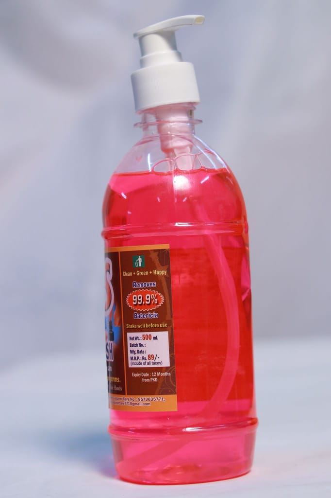 SSS Hand Wash, Gentle on Hands Tough on Germs, 500ml view 2
