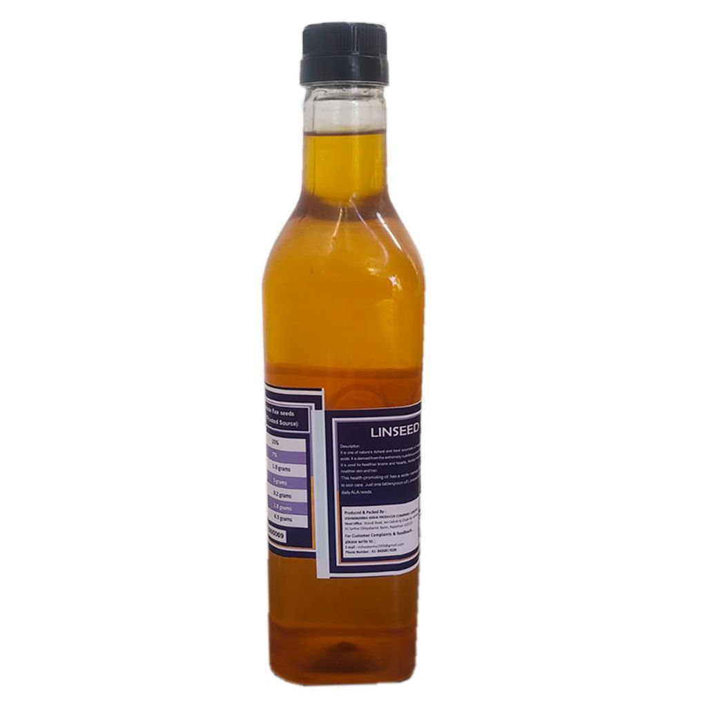 Linseed Oil 1 Ltr by Vishwakarma – Pure, Nutritious & Farm-Fresh. view 2