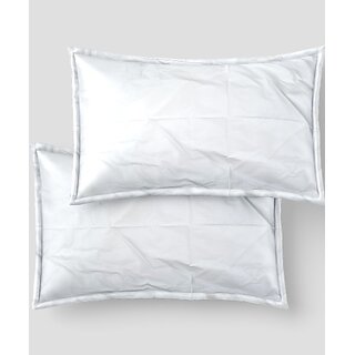 Todani Jems Plain Pillows Cover (Pack Of 2, 66.04 Cm*50.8 Cm, White) view 2