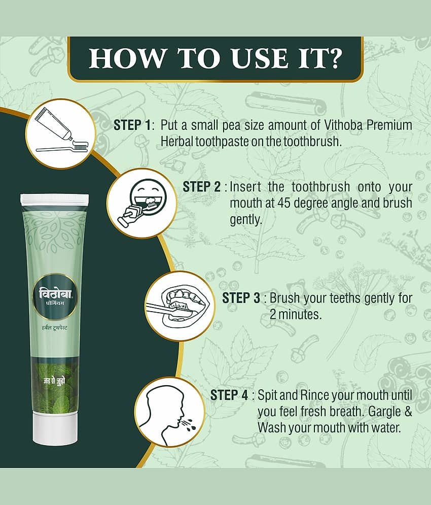 Vithoba Total Health Toothpaste Gel Pack of 1 view 2