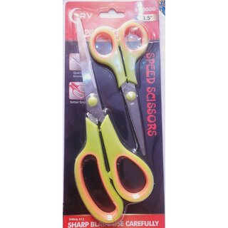 Multipurpose Stainless Steel Scissors with Soft Grip Plastic Handle view 2