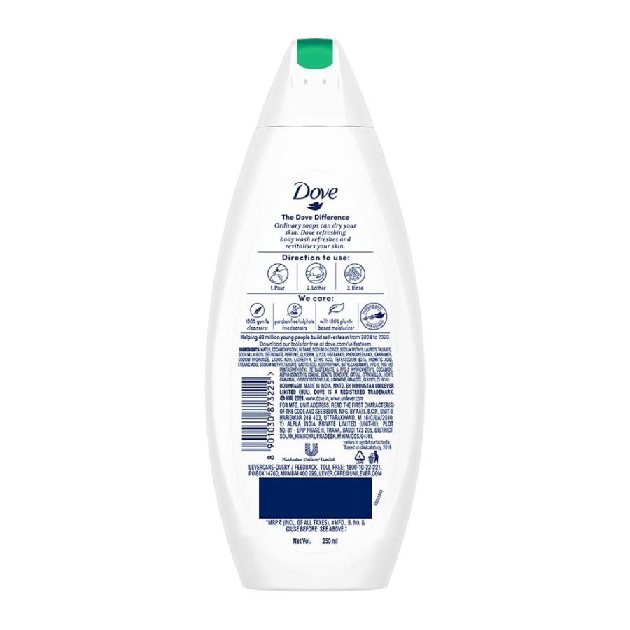 Dove Refreshing Body Wash 250 Ml view 2