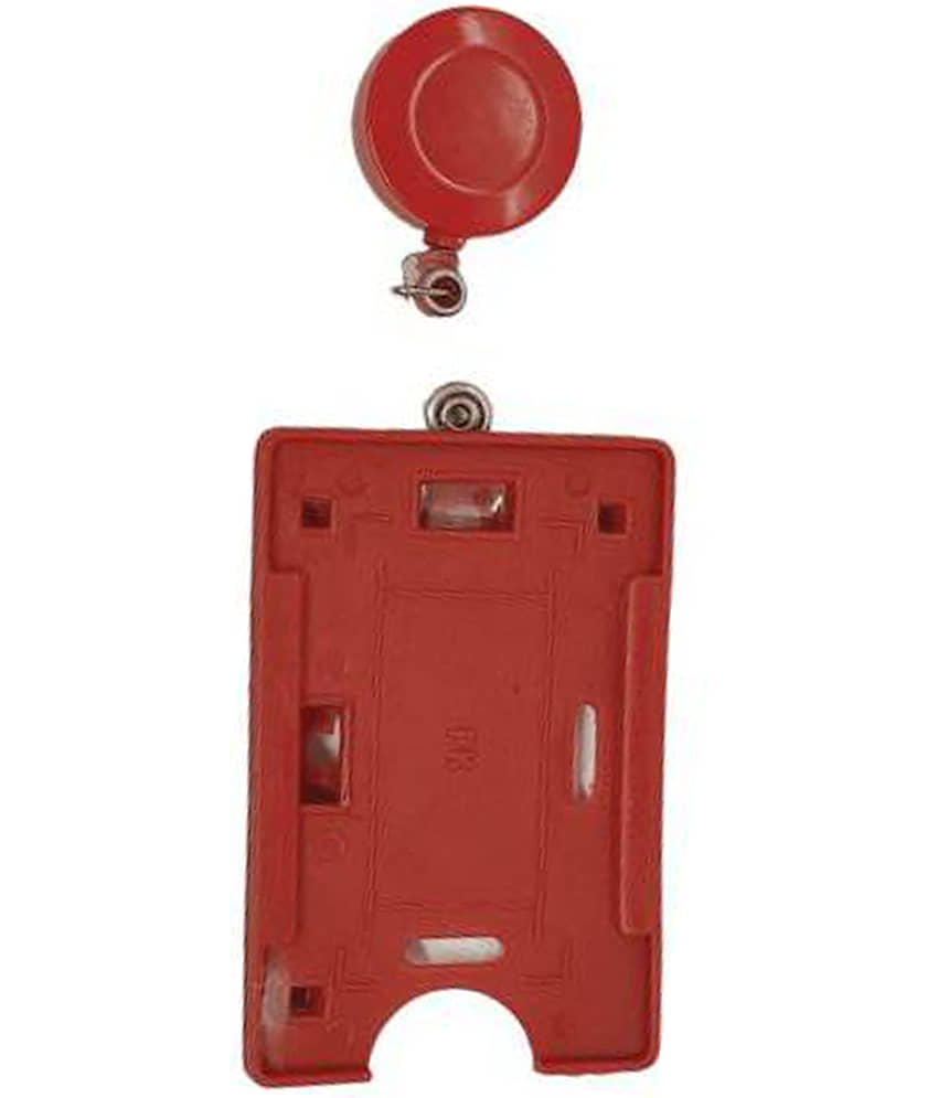 Dey's Plastic ID Badge Holder & Retractable Carabineer Reel Clip view 2