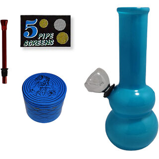 Farman Handicrafts 5 Inch Glass Smoking Water Bong (Pack of 1) view 2