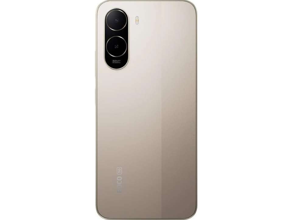 Poco C85X 5G Smartphone, 4GB RAM, 128GB Storage - Sunset Gold view 2
