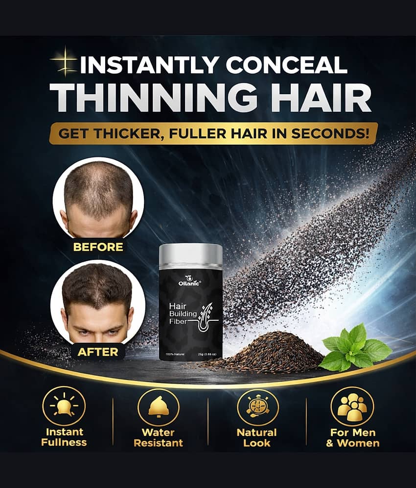 Oilanic Black Hair Fibers For Normal ( 25 ) view 2