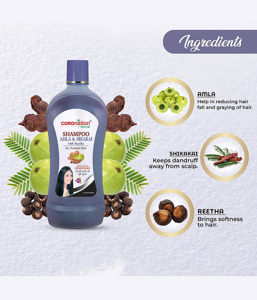 coronation herbal Daily Care Shampoo 500 ml ( Pack of 1 ) view 2