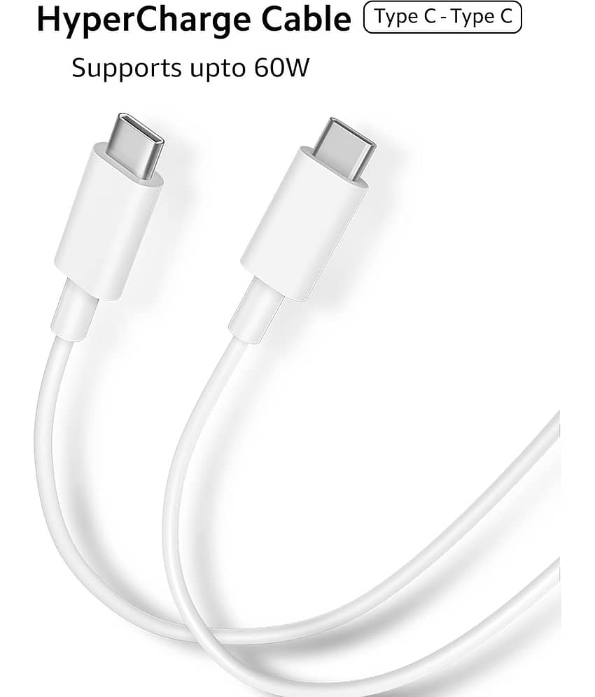UniBoss White 3A Type C Cable 1 Meter view 2