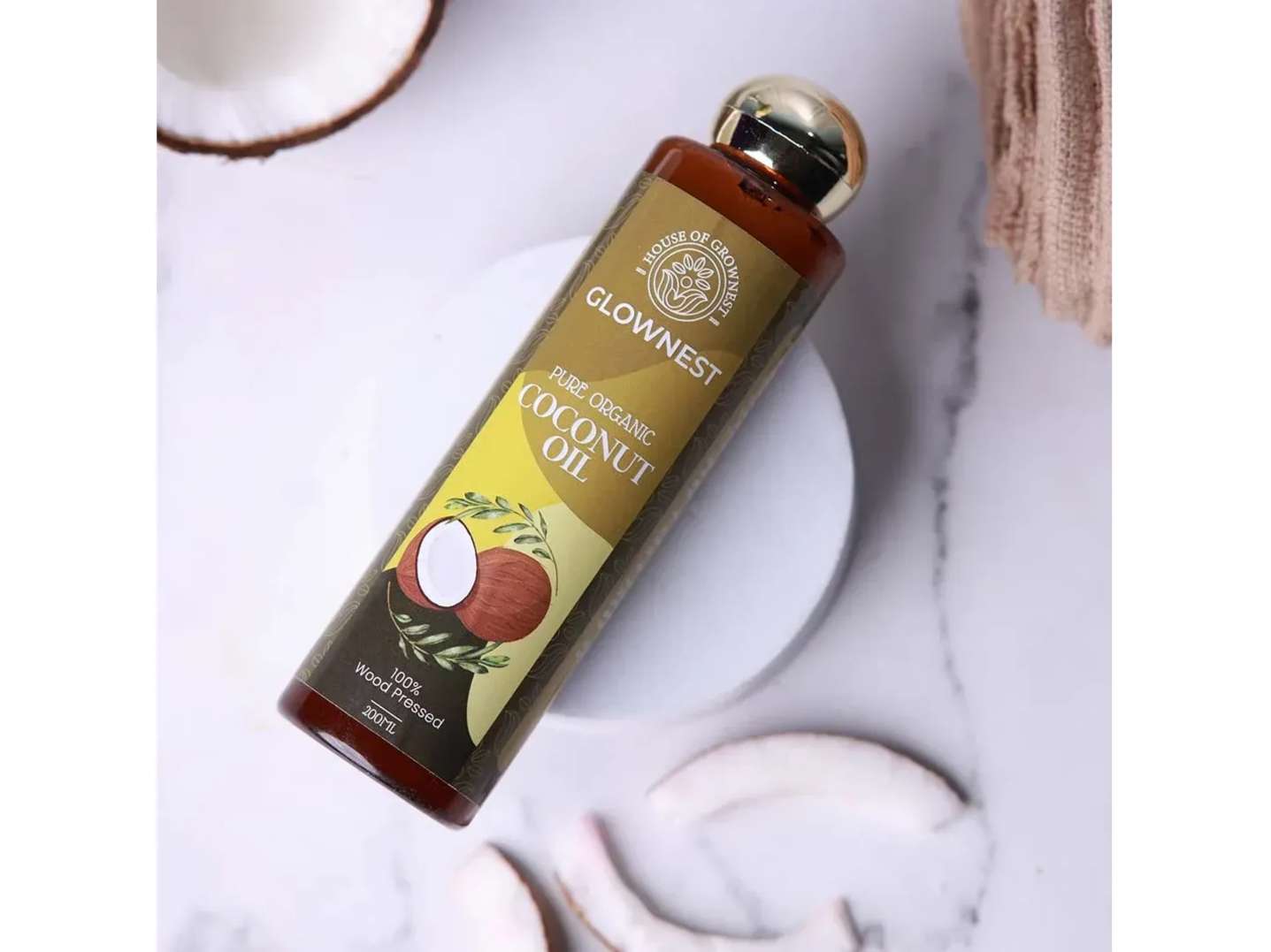 Grownest Coconut Oil Cold Pressed (200ml) view 2