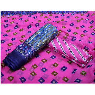 Pankhudi Creations Multicoloured Cotton Dress Material view 2