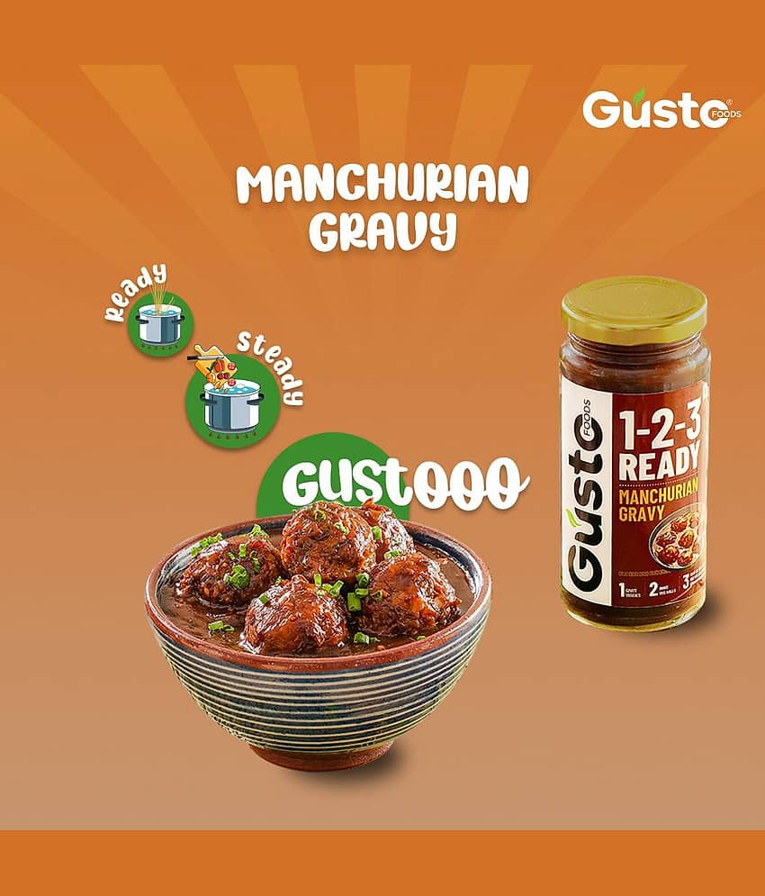 Gusto Foods Instant Manchurian Gravy 500 gm view 2