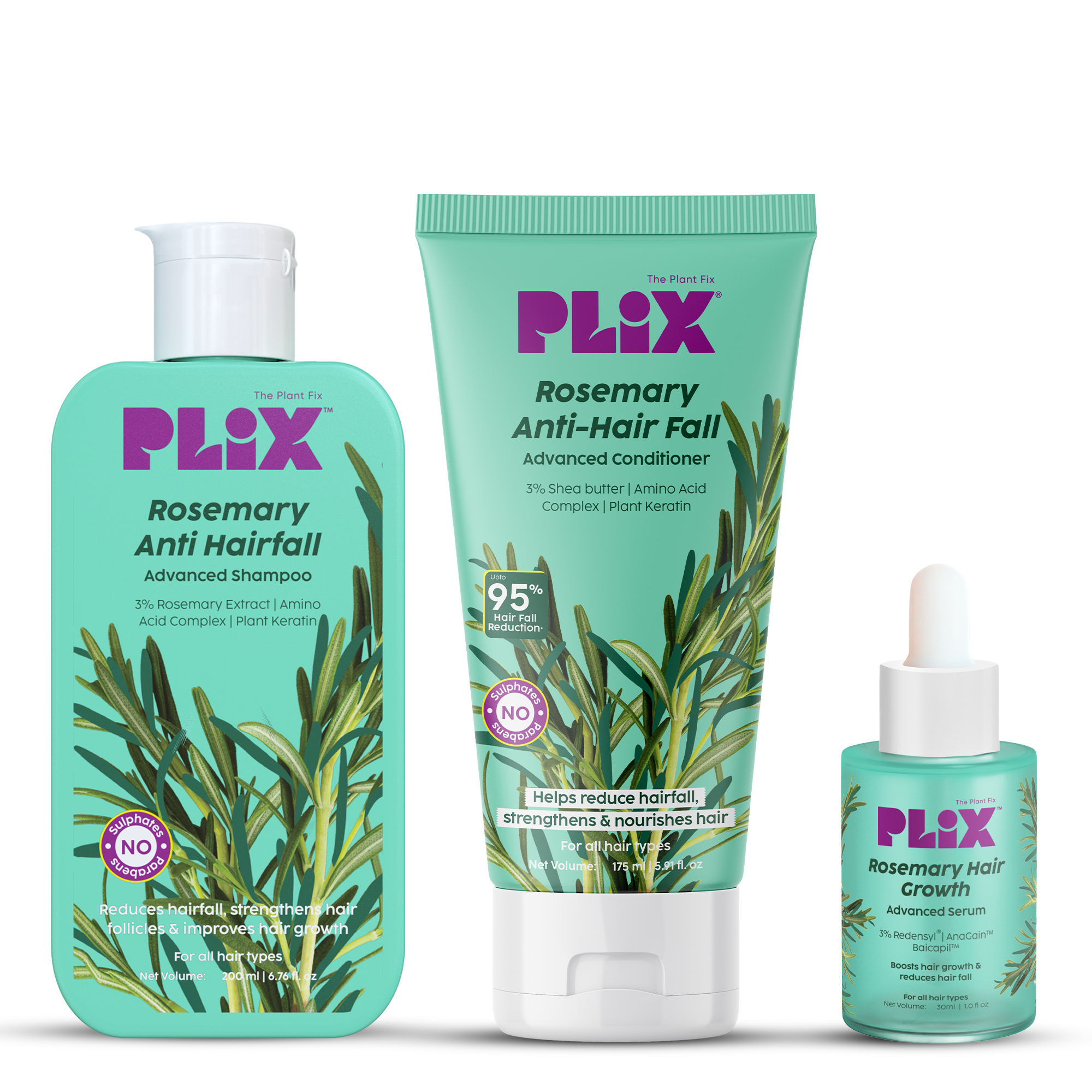 Rosemary Anti-Hair Fall Advanced Shampoo (For Stronger, Fuller Hair ) __Expert Pack__