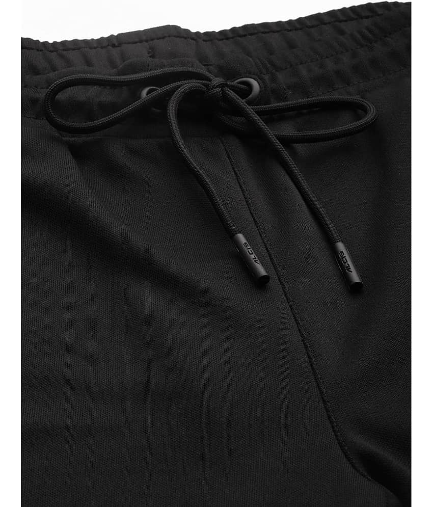 Alcis - Black Polyester Men's Sports Trackpants ( Pack of 1 ) view 2