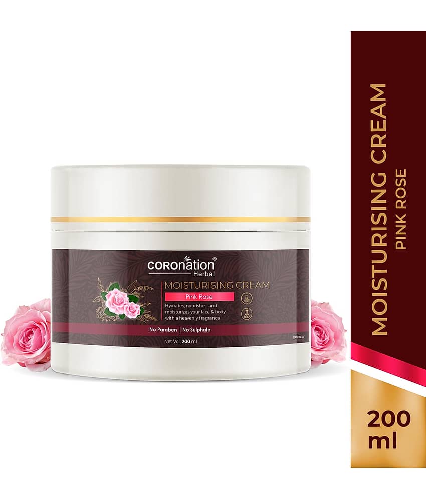 coronation herbal Pink Rose Moisturizer 200 ml