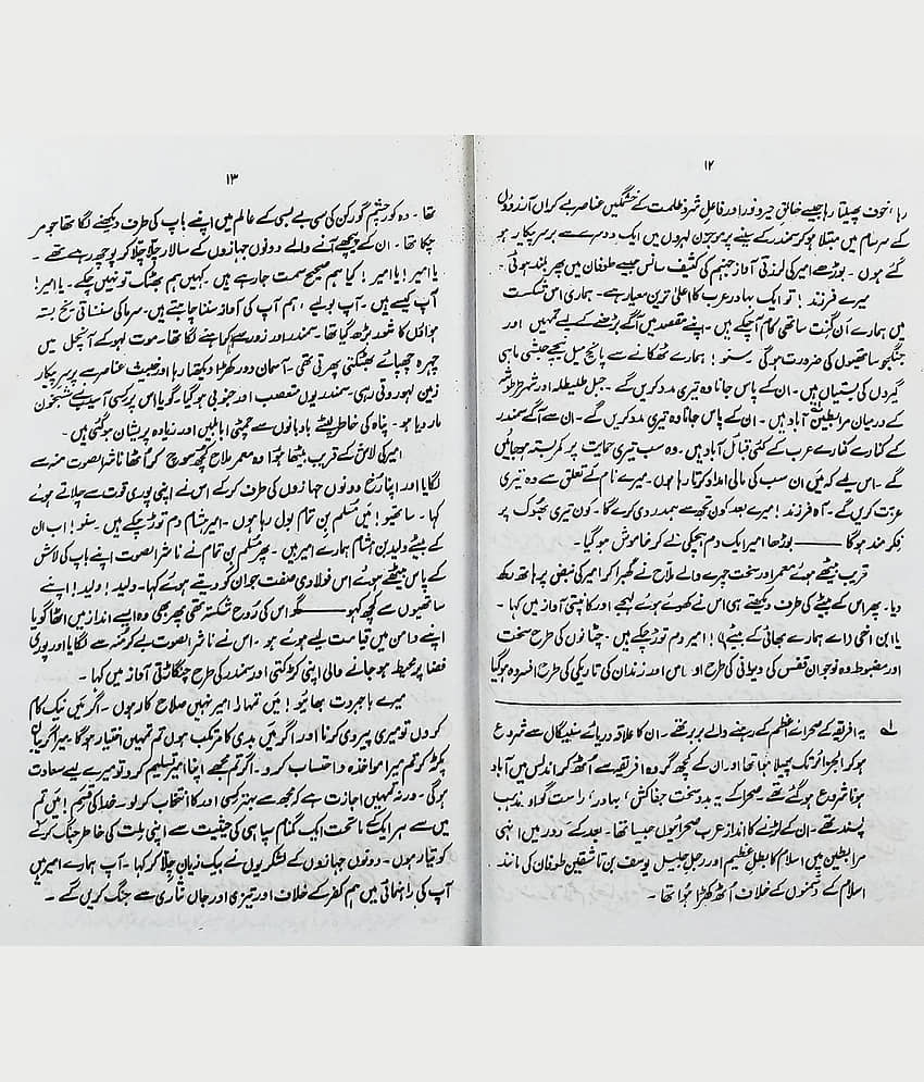 Tarike Razm Gah Urdu Historical Novel early period of islam view 2