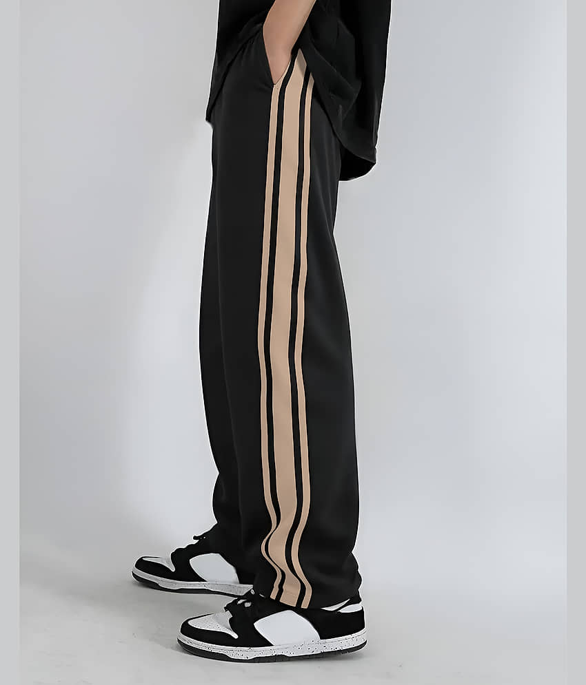 ENITOR Black Polyester Men's Trackpants ( Pack of 1 ) view 2