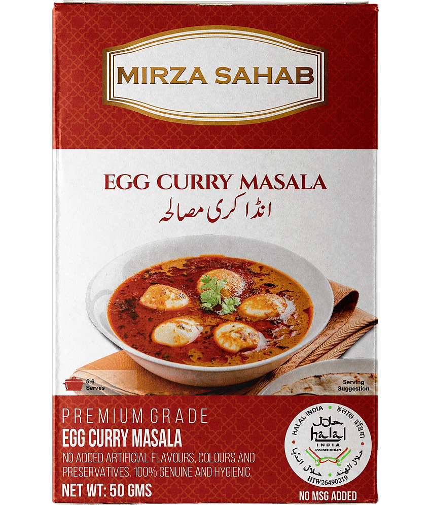 Mirza Sahab Egg Curry Masala Instant Mix 50 gm Pack of 4 view 2
