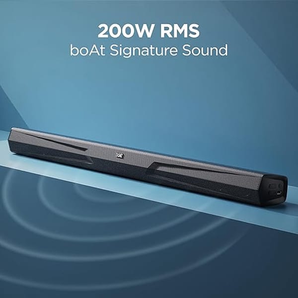 boAt Aavante Bar Quake 200W 2.1 Channel Soundbar with Wired Subwoofer view 2