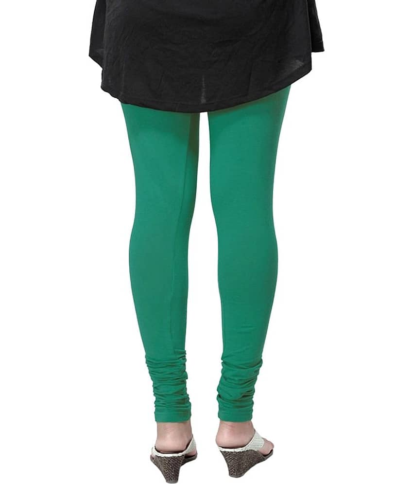 Ankita Light Green Leggings - Cotton view 2