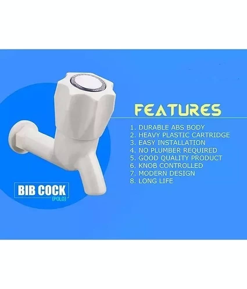 Bathfax Plastic (ABS) Bathroom Tap (Bib Cock) view 2